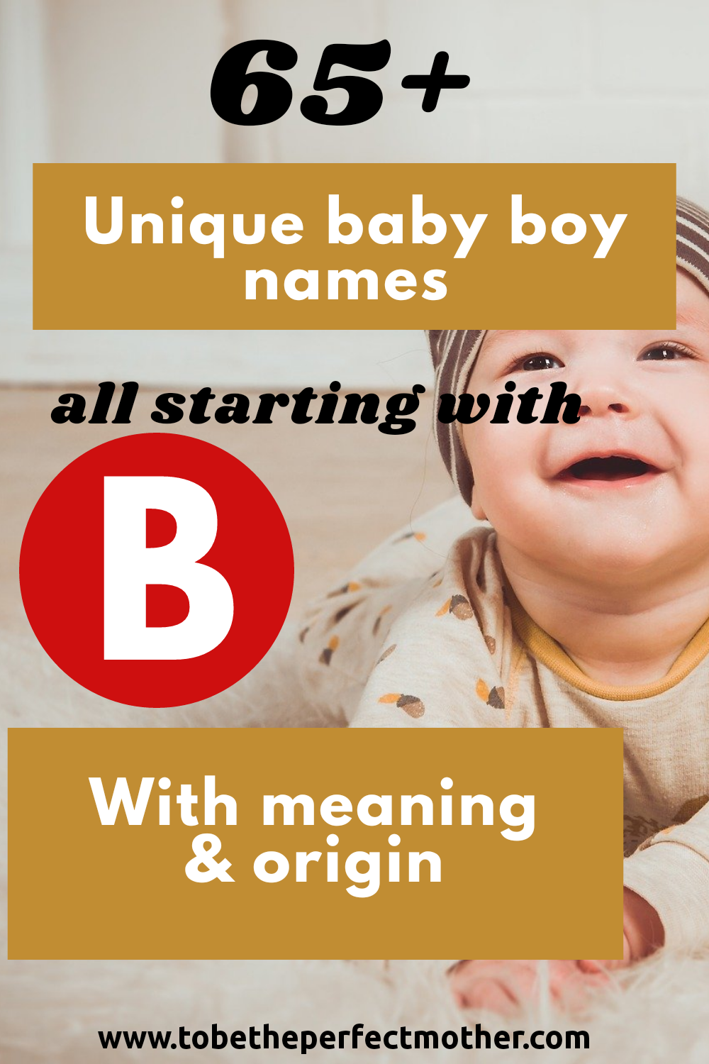 unique boy names starting with B with meanings and origin