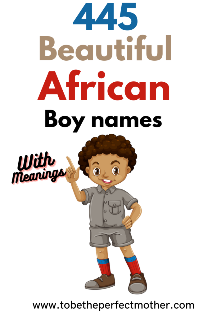 African Boy Names Meaning Strong