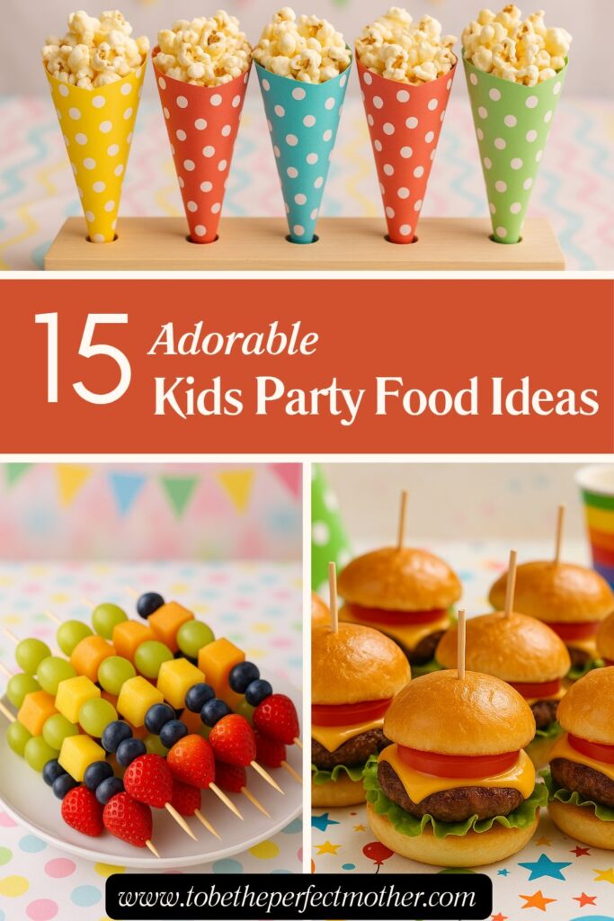 15 Cute & Creative Kids Party Food Ideas for Birthdays & Playdates - To ...